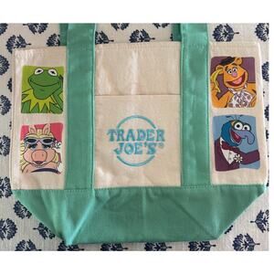 Disney Muppers Kermit, Piggy, Fozzy, Gonzo Custom Made Trader Joes Mini Tote